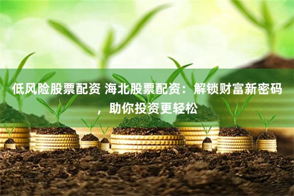 低风险股票配资 海北股票配资：解锁财富新密码，助你投资更轻松